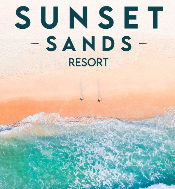 Sunset Sands Resort beachfront view
